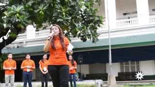 Tapats Adrienne Cacho shares her platform at the USG GE 2015 Miting de Avance [upl. by Jennee]