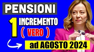 PENSIONI 👉 ECCO IL PROSSIMO quotAUMENTOquot REALE AD AGOSTO DOPO LA 14ESIMA❗️È UFFICIALE 💰 [upl. by Imogene76]