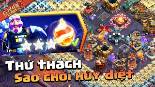 Hướng dẫn cách đánh 3 Sao Thử Thách Sao Chổi Hủy Diệt Đơn Giản Clash of clans  Akari Gaming [upl. by Airemahs780]