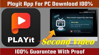 How to play playit video in pc watch playit videos playit for pc Hindi  urdu [upl. by Ennalorac922]