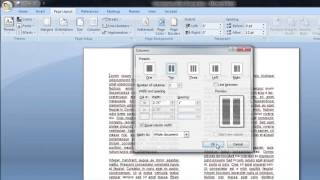 How to Change Column Spacing in Word 2010  Tech Niche [upl. by Amsed]
