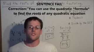 Trick for Factoring Quadratic Equations when a is not 1  Algebra [upl. by Lemieux954]