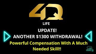 4Q Life UPDATE Another 1300 Withdrawn  Powerful Compensation With A Much Needed Skill  Gez B [upl. by Yeslaehc]