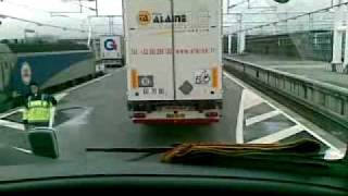 Entering in eurotunnel on a truck \ lorry in calais [upl. by Boles737]