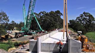 Morwell River Rail Bridge Reconstruction Timelapse [upl. by Andras]