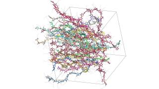 300K P3HT nutate rotate then 300K MolecularDynamics [upl. by Corder]