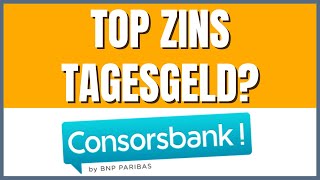 Consorsbank Tagesgeld 2023 Lohnt es sich [upl. by Sallie]