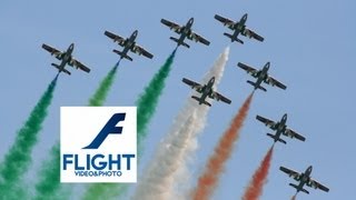 Frecce Tricolori Pattuglia Acrobatica Nazionale PAN 313 Gruppo Addestramento Acrobatico [upl. by Ballman596]