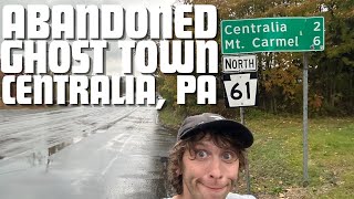 Exploring the Abandoned Ghost Town of Centralia Pennsylvania  Interview with the residents [upl. by Elyrehc]