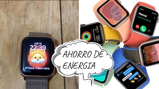 CÓMO ACTIVAR O DESACTIVAR EL MODO AHORRO DE BATERÍA APPLE WATCH [upl. by Hayifas]