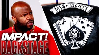 Aces amp Eights RETURNING Chris Bey 1 Contender  IMPACT Wrestling Backstage [upl. by Ffoeg]