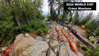 2024 UCI MTB World Series Crans Montana🇨🇭 COURSE PREVIEW [upl. by Eentroc]