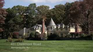 451 Claremont Road Bernardsville NJ  Real Estate Homes for Sale [upl. by Dimitris]