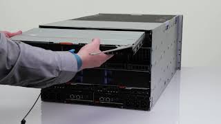 Dell EMC PowerEdge MX7000 RemoveInstall PassThrough Module into Chassis [upl. by Tisdale]