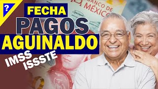 quotTodo sobre el aguinaldo para pensionados del IMSS y ISSSTE Fechas de pago y detallesquot [upl. by Cassius598]