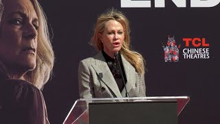 Melanie Griffith Full Speech at Jamie Lee Curtis Handprint and Footprint Ceremony in Hollywood [upl. by Ahsein]