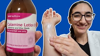 How to apply Calamine lotion on chicken pox  How to apply calamine lotion on face [upl. by Uyekawa]