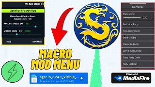 NEW MACRO BACK AGARIO ANDROID AND IOS TUTORIAL AGARIO Mobile [upl. by Mayhew843]