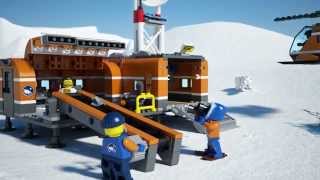 Lego City  Arctic  60036  Arctic Base Camp  Lego 3D Review [upl. by Greenlee]