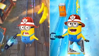 Firefighter Minion Freeze Ray Gameplay at Freedonia amp The Arctic Base  Despicable Me Minion Rush [upl. by Guillermo]