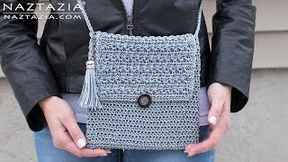 HOW to CROCHET MY MINI BAG  DIY Tutorial Easy Handbag Purse Clutch Bolsa Borsa [upl. by Giffy]