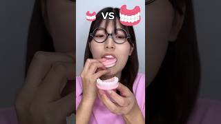 Small Teeth Vs Big Teeth Challenge kindness help humanity video [upl. by Chesna]