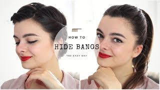 Four Ways To Hide Bangs [upl. by Alister]