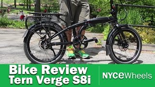 Bike Review Tern Verge S8I [upl. by Laaspere71]