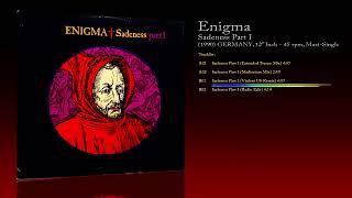 Enigma 1990 Sadeness Part I 12quot Inch  45 RPM  MaxiSingle [upl. by Sirromad]