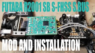 FUTABA R2001SB SFHSS SBUS RECEIVER  MOD AND 3INCH QUAD INSTALLATION [upl. by Imorej]