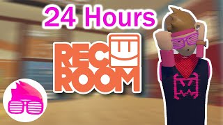 I Spent 24 Hours in Rec Room VR [upl. by Lednew]