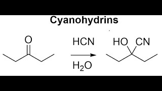 Cyanohydrin Formation Mechanism [upl. by Refinne]