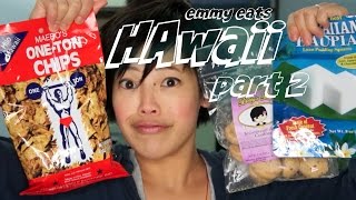 Emmy Eats Hawaii part 2  tasting more Hawaiian treats [upl. by Leal67]