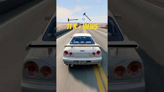 Viral Cars VS Broken Bridge  shorts shortsvideo games nascar forzahorizon5 [upl. by Yrrak]