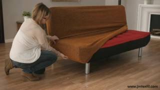 How to Put a Click Clack Sofa Cover [upl. by Anada44]