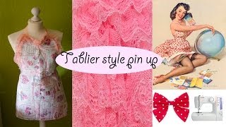 DIY Comment faire un tablier style pin up [upl. by Coward355]