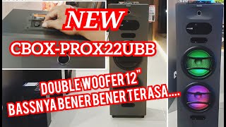 NEW  Sharp Speaker Aktif CBOXPROX22UBB Bassnya tambah Gleerrr [upl. by Malissa]