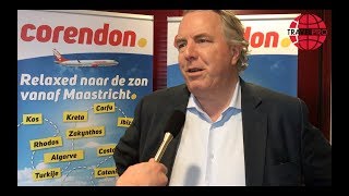 Steven van der Heijden CEO Corendon over Maastricht Aachen Airport [upl. by Novelc]