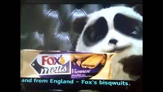 Foxs Biscuits Advert  Vinnie The Panda cc [upl. by Aisatna860]