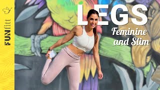 Slim and Feminine Legs  Workout from home [upl. by Ykciv]