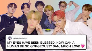 ATEEZ Competes in a Compliment Battle  Teen Vogue [upl. by Ala]