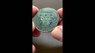 ★ CAVINO MEDAL ★ RRR CALIGULA THREE SISTERS cf RIC 33 Date 3738 AD AE Bronze Sestertius Rome [upl. by Tepper879]