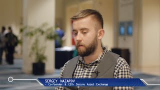 Sergey Nazarov of NXT Secure Asset Exchange  Coin Congress [upl. by Natehc]