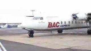 Fokker F27 taxying in and shutdown [upl. by Emiline]