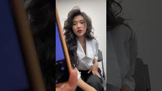 Mẫu xoăn đẹp nhất năm hairstyle music hairtok hair beauty hairtutorial [upl. by Hanavas637]