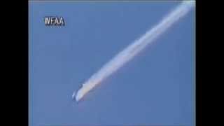 RARE Space shuttle Columbia Explosion footage [upl. by Drazze]