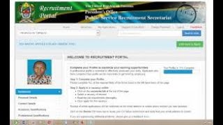 Ajira PortalHow to apply for a job I [upl. by Anibor]