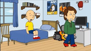 Caillou Watches his Grounded VideosDies Of Cringe 4K SUBSCRIBERS SPECIAL [upl. by Eitteb553]