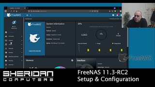 FreeNAS 113  Initial Configuration Setup [upl. by Stine257]