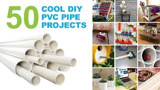 50 Cool DIY Projects and Ideas Using PVC Pipes [upl. by Norvall]